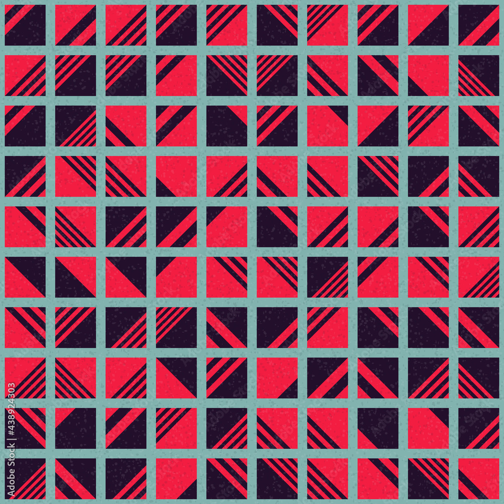 Obraz premium Abstract Geometric Pattern generative computational art illustration