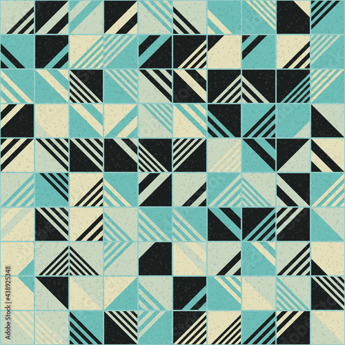 Abstract Geometric Pattern generative computational art illustration