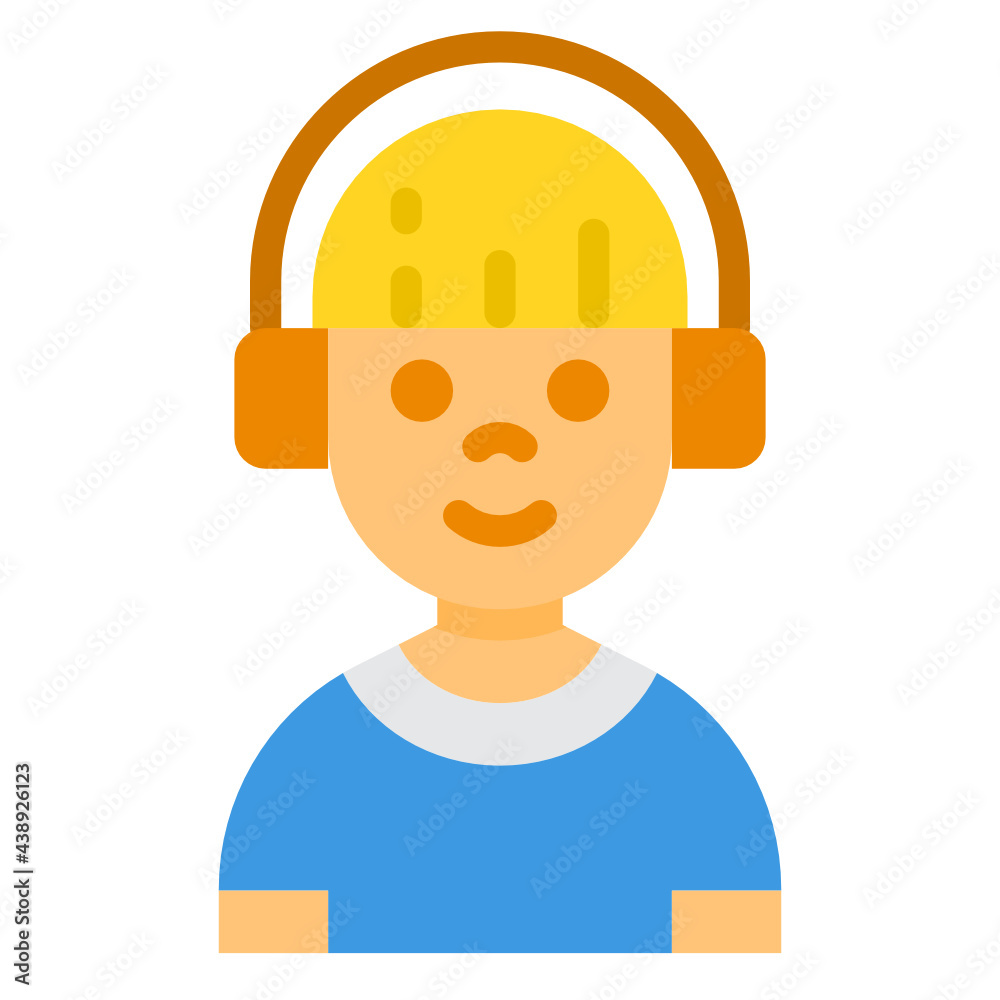 Boy flat icon Boy flat icon