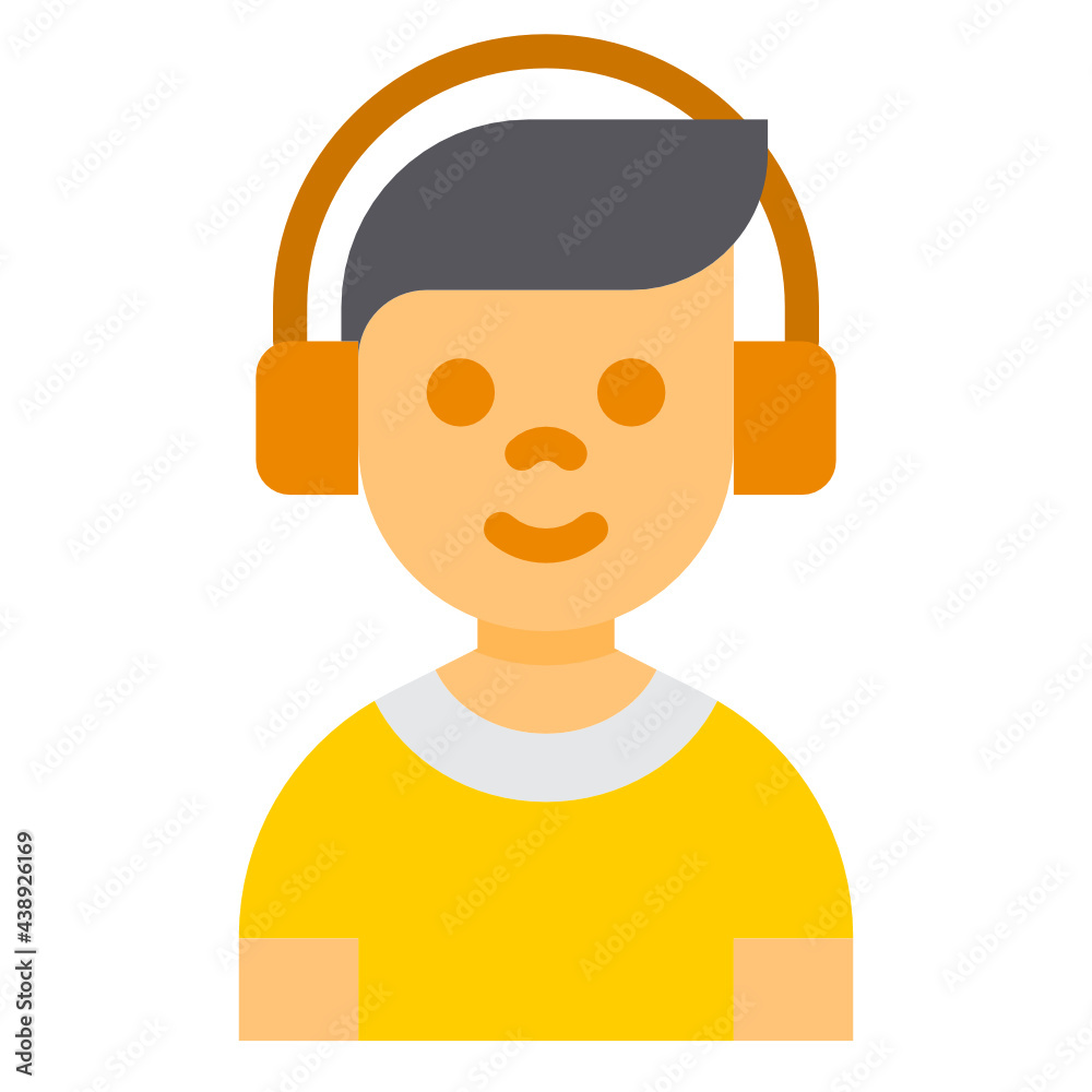 Boy flat icon Boy flat icon