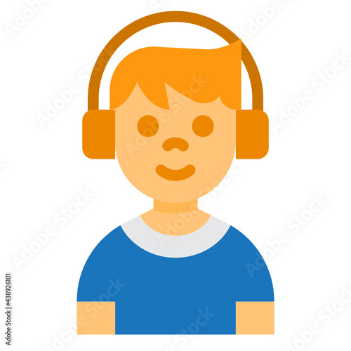 Boy flat icon