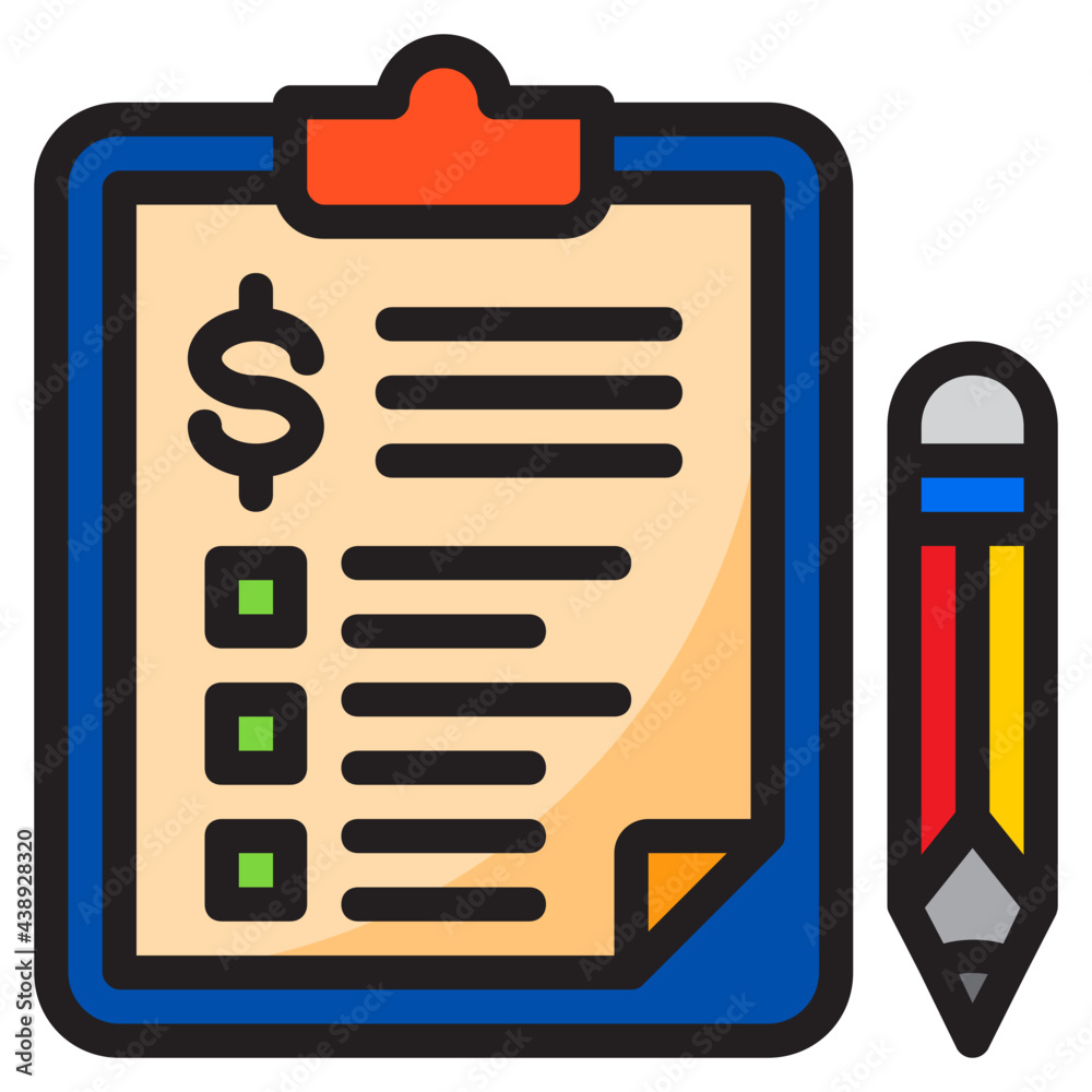 clipboard color line style icon clipboard color line style icon