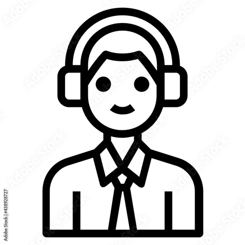 Avatar line icon