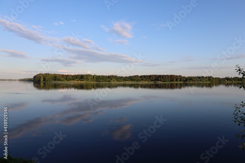 the river in the morning