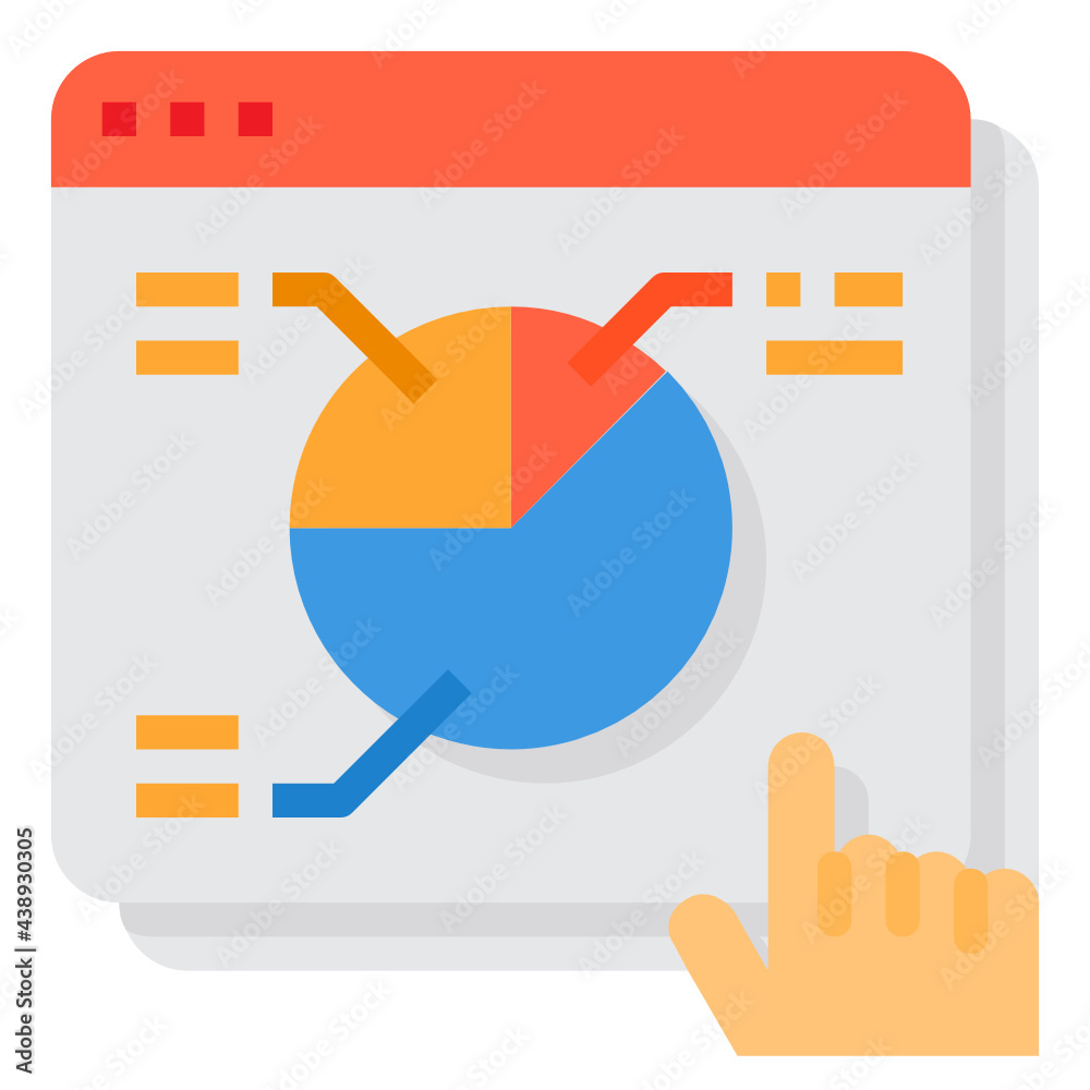 Analytics flat icon Analytics flat icon
