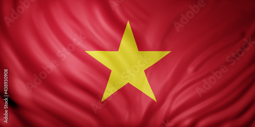 Fotografija Vietnam 3d flag