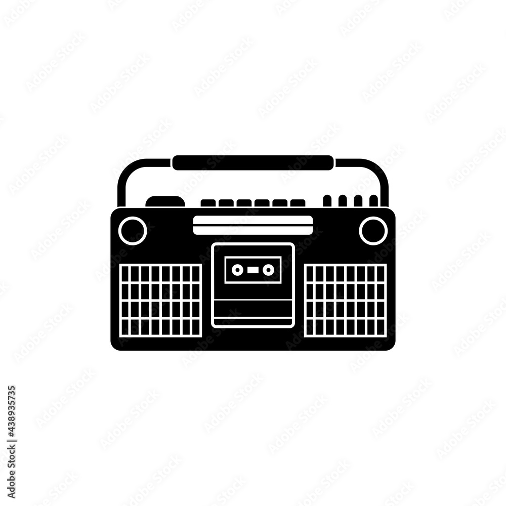 tape recorder icon set vector sign symbol tape recorder icon set vector sign symbol
