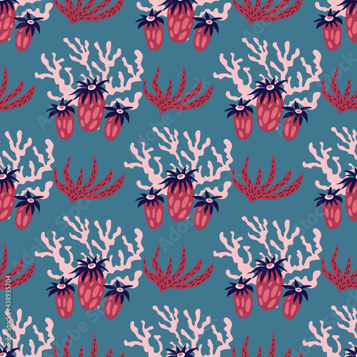 Seaweeds and corals pattern3
