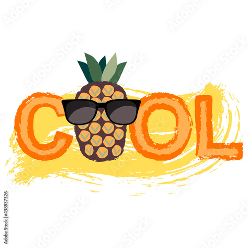 Sticker with fruit