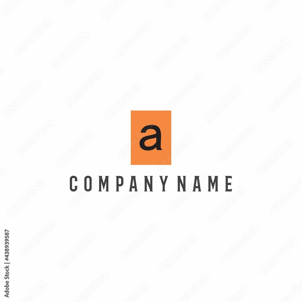 A initial name logo vector	