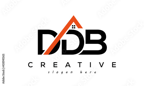 initial DDB letters real estate construction logo vector photo