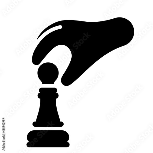 Hand Pick up chess