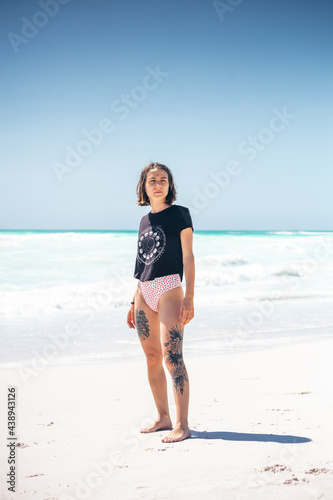 Girl portrait on the beach