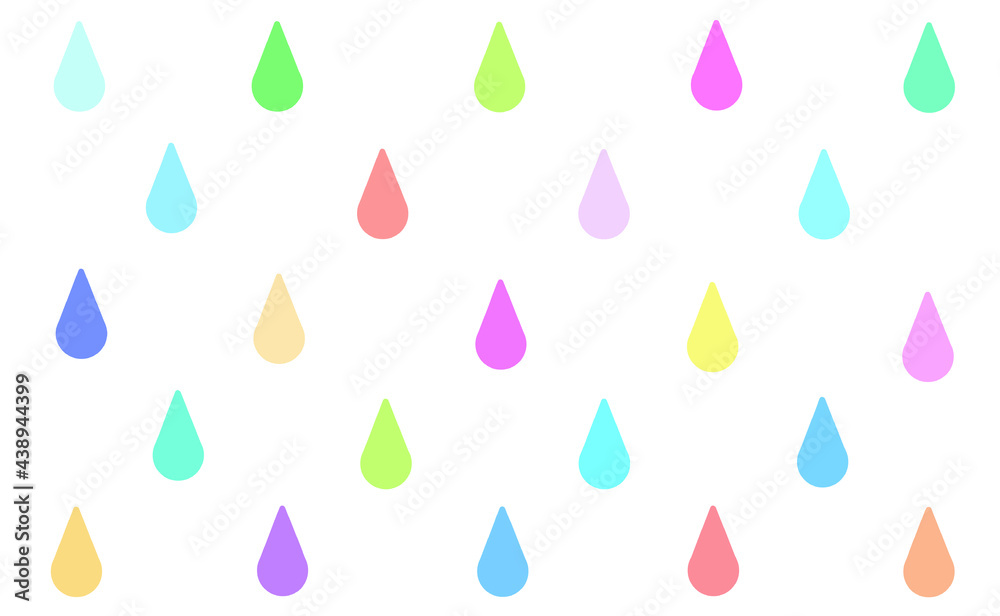 Colorful pattern of rain Colorful pattern of rain