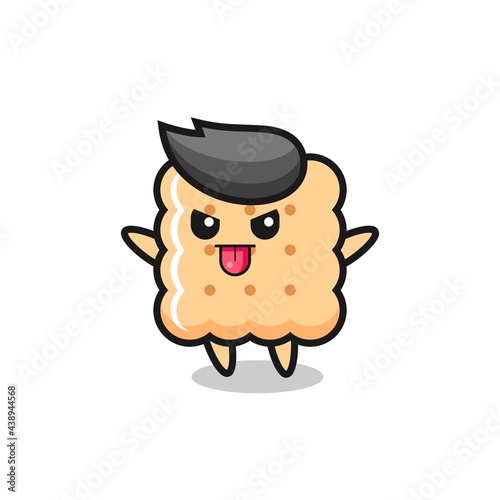 naughty cracker character in mocking pose