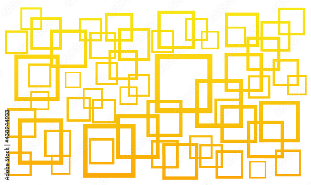 Square yellow ring pattern