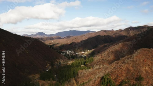 Spectacular Japanese landscape, countryside, drone shots