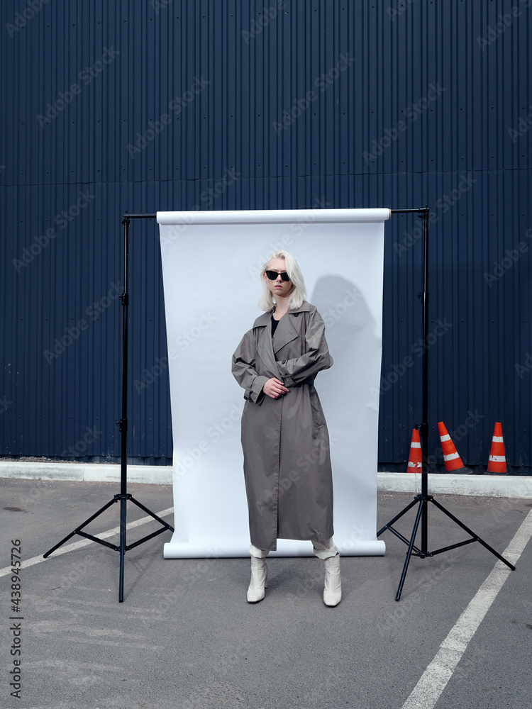 Fototapeta premium Street style and fashion photo. Fashion week , stylish look.
