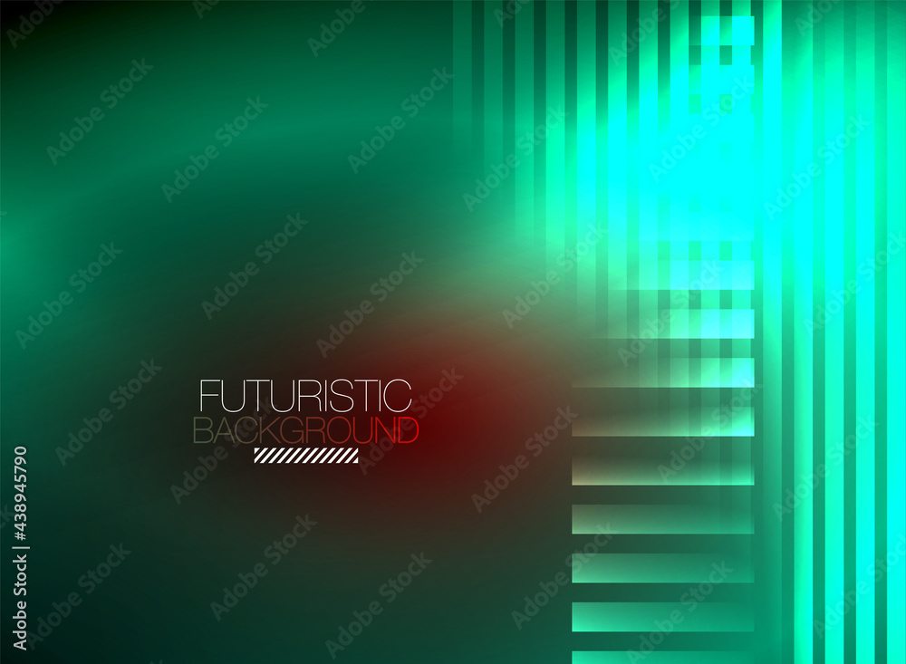 Bright neon color techno abstract background, shiny glowing neon lines in the dark background Bright neon color techno abstract background, shiny glowing neon lines in the dark background