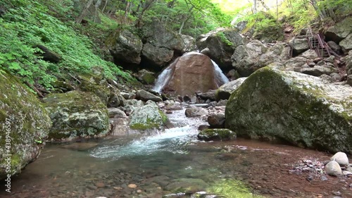 三日月の滝・杉田川渓谷（福島県・大玉村） photo