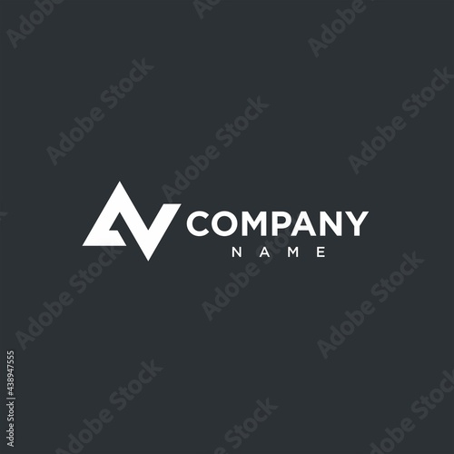 A simple and elegant AV logo concept suitable for your business
