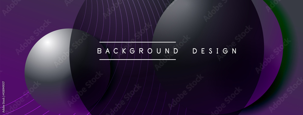 Gradient circles with shadows. Vector techno abstract background. Modern overlapping forms wallpaper background, design template Gradient circles with shadows. Vector techno abstract background. Modern overlapping forms wallpaper background, design template