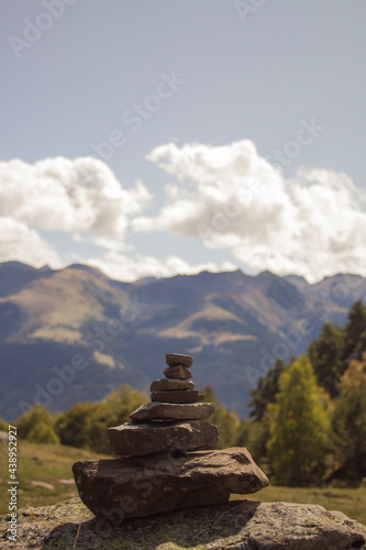 pyramid of stones