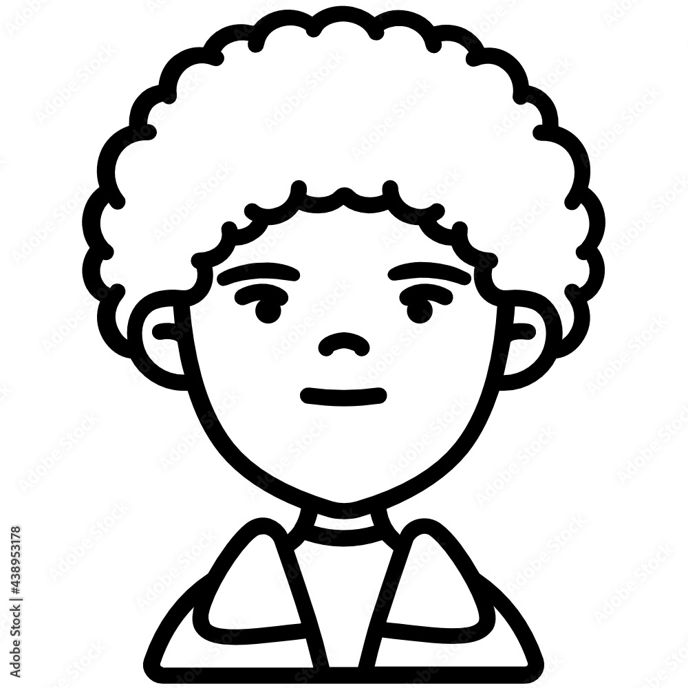 Obraz premium Afrohair Boy