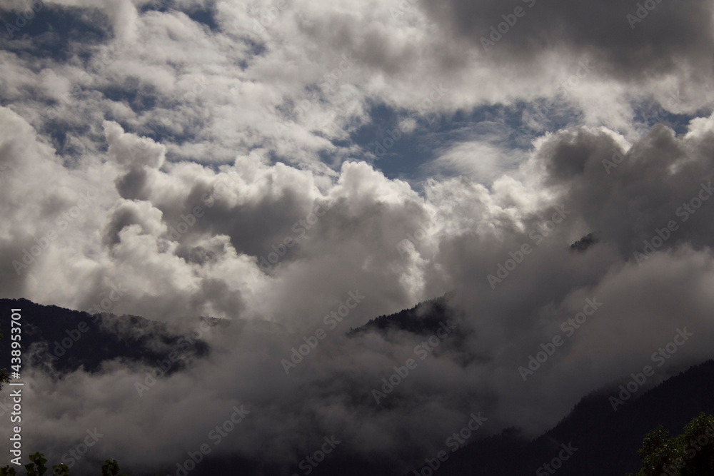 time lapse clouds