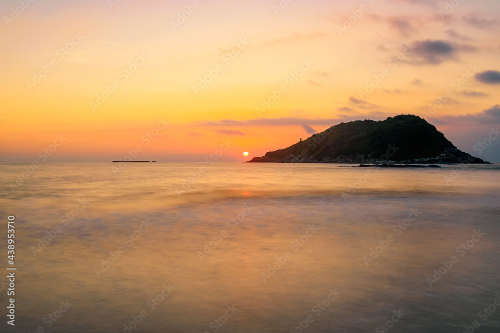 Morning has broken, A beautiful and tranquil Island  in Guangdong,China