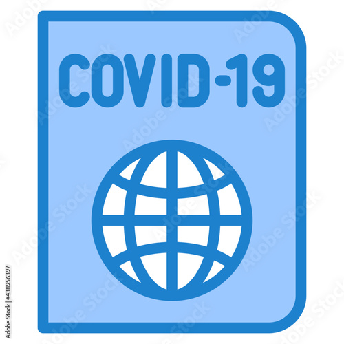 passport blue style icon