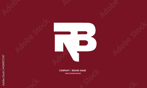 Alphabet letters Initials Monogram logo RB, BR, R and B