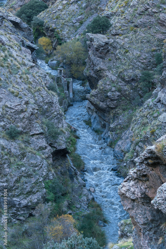 a river in the Sierra Nevada in southern Spain