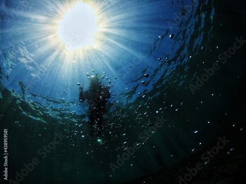 Sun under water