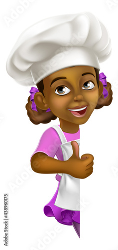 Black Girl Cartoon Child Ch...