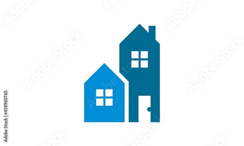 building home apartment logo