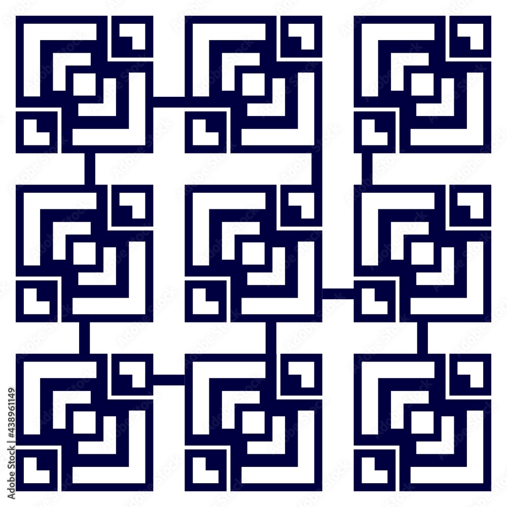 Modern seamless geometric ornamental pattern. Luxury background Modern seamless geometric ornamental pattern. Luxury background