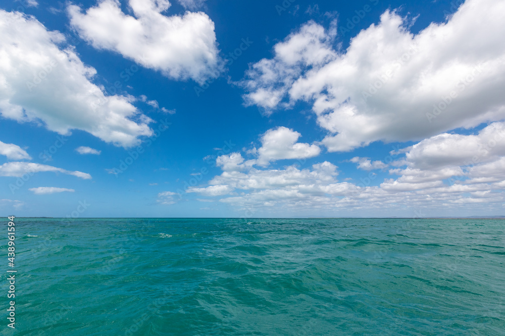 Tropical blue seascape