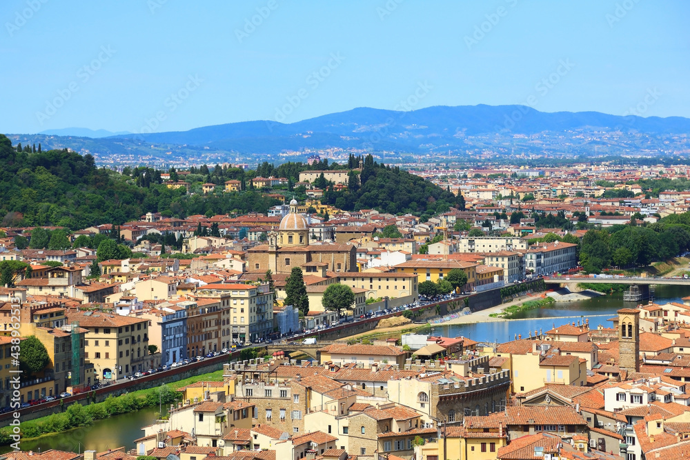 View of Florence and the Arno River