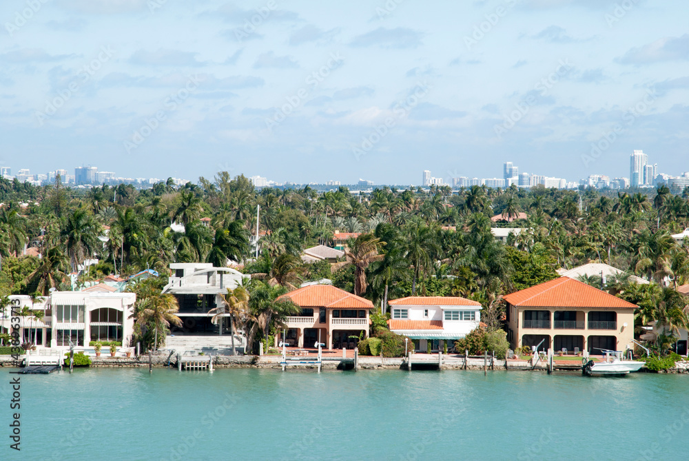 Miami Residential Palm Island Houses