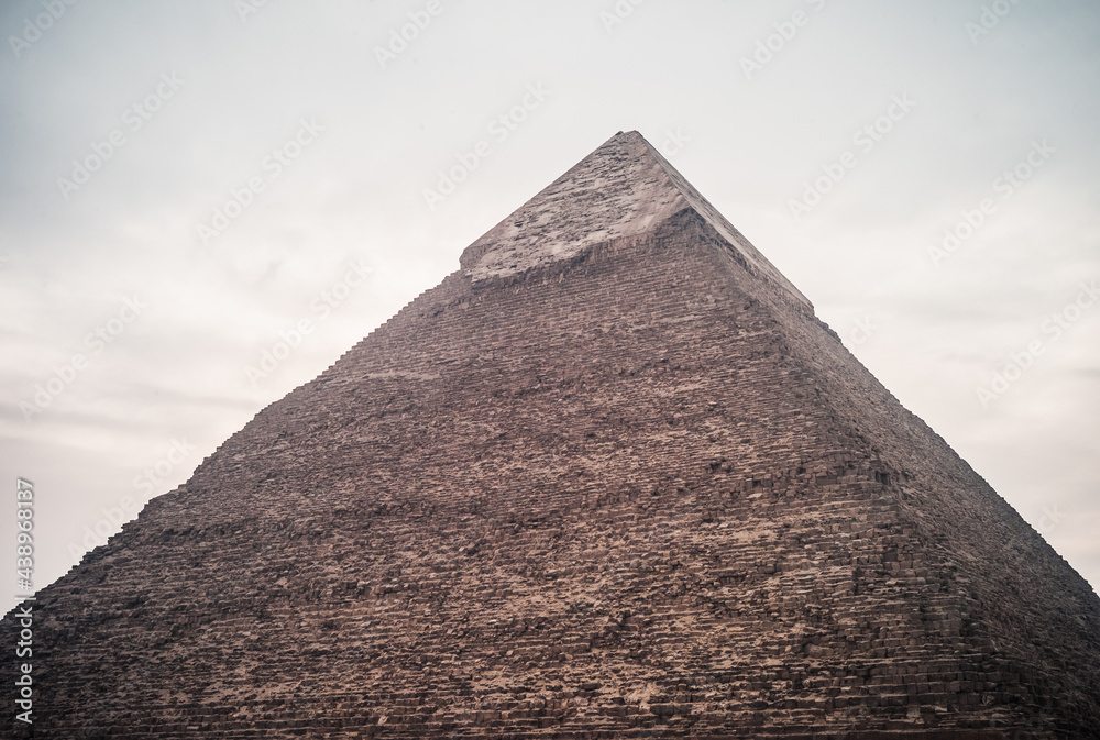 Great Pyramid of Giza buildt by Pharaoh Cheops in Cairo, Egypt