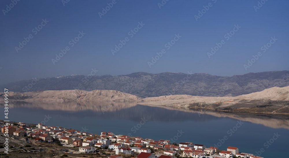 Fototapeta premium Seascape in Croatia, Adriatic sea, Dalmatia, Europe.