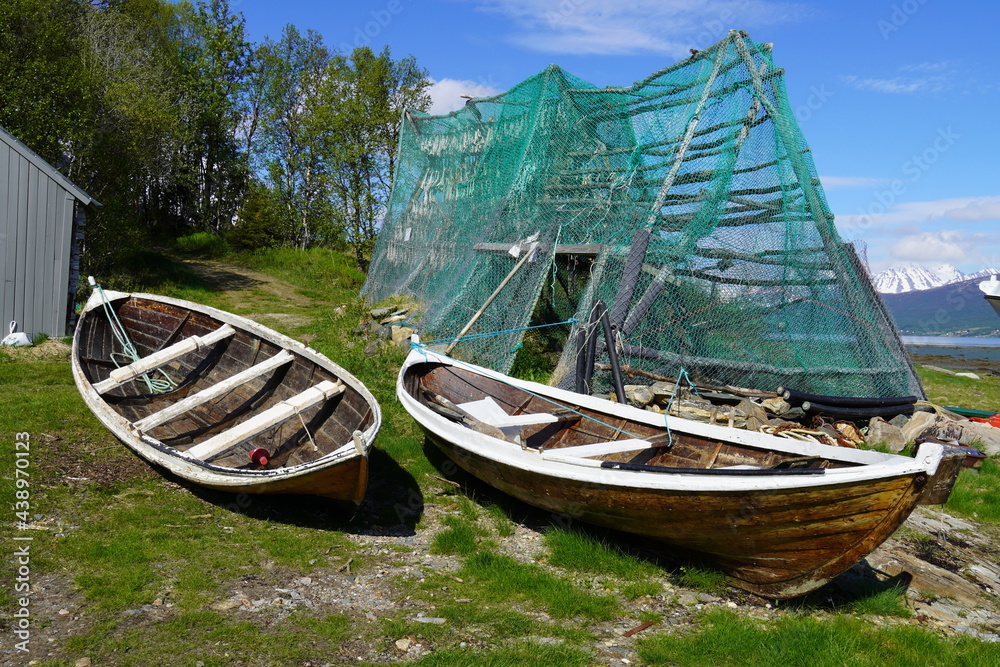 fishermen life, stockfish and boats in the arctic norway. viking style. fishermen life, stockfish and boats in the arctic norway. viking style.