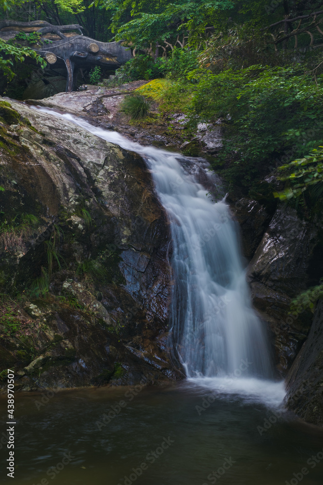 Early summer scenery of Dabie Mountain Bodao Peak Scenic Area in Luotian, Huanggang, Hubei, China Early summer scenery of Dabie Mountain Bodao Peak Scenic Area in Luotian, Huanggang, Hubei, China
