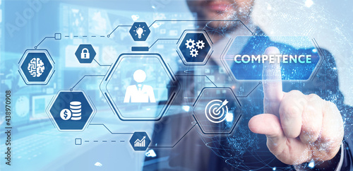 Tableau sur toile Business, Technology, Internet and network concept