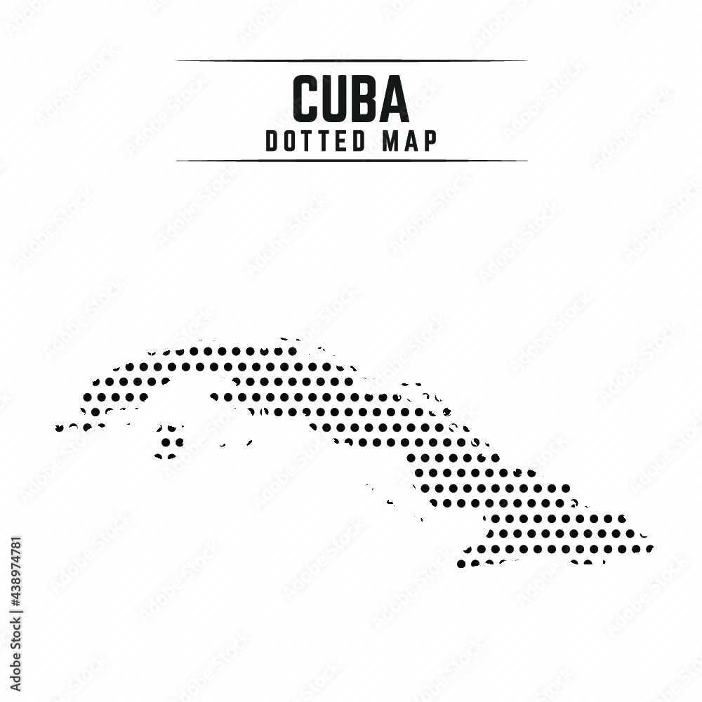 Dotted Map of Cuba Dotted Map of Cuba