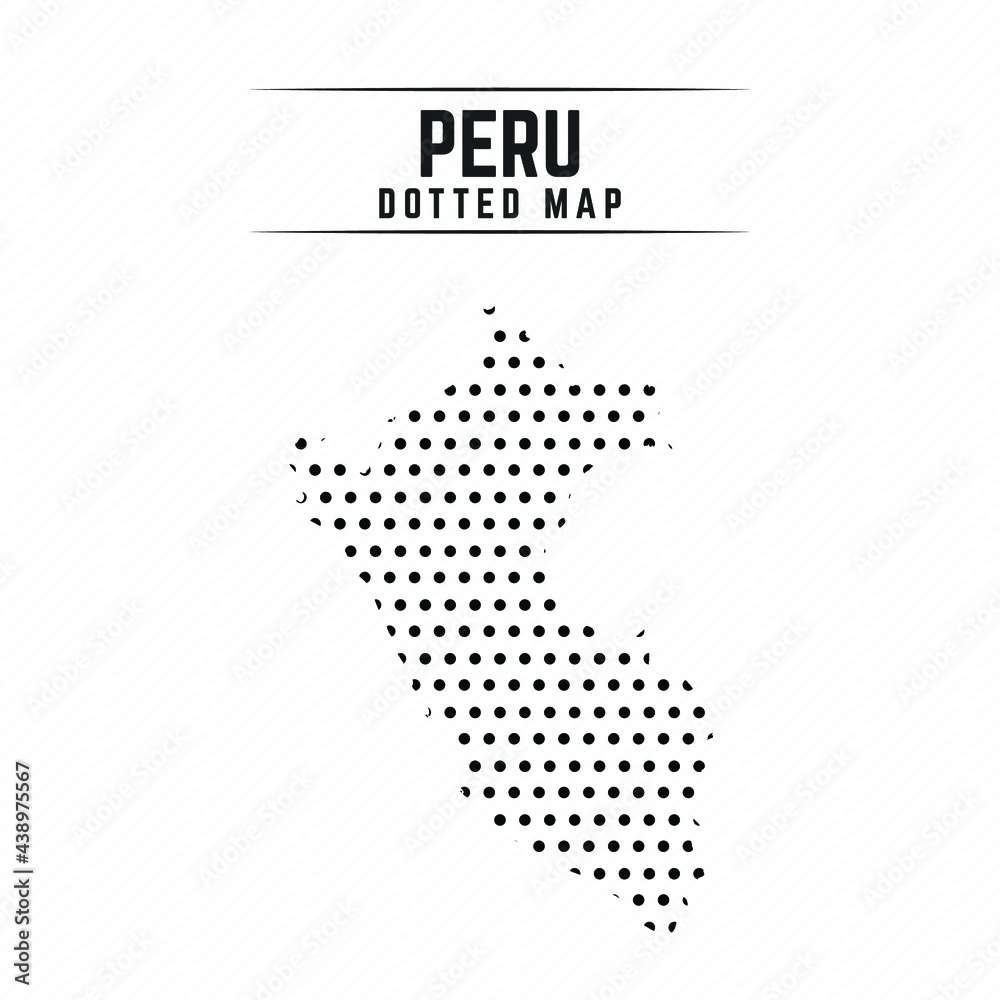 Dotted Map of Peru