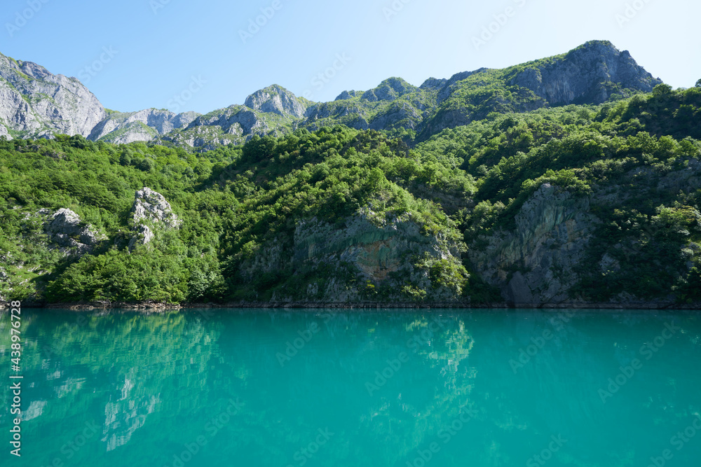 Lake Komani. Albania