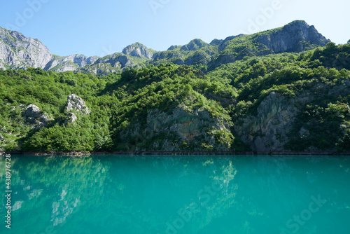 Lake Komani. Albania