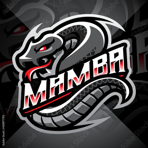 Mamba esport mascot logo design